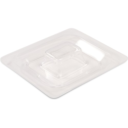 Carlisle CM112807 Coldmaster Food Pan Lid w/ Handle, 1/6 Size, Clear