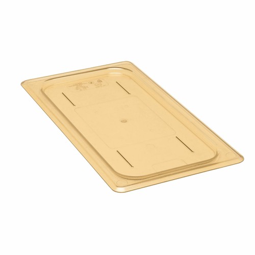 Cambro 30HPC150 H-Pan High Heat Food Pan Lid, 1/3 Size, Amber