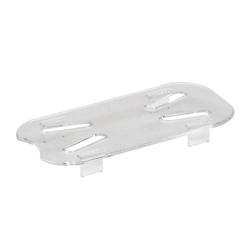 Cambro 90CWD135 Camwear Food Pan Drain Shelf, 1/9 Size, Clear