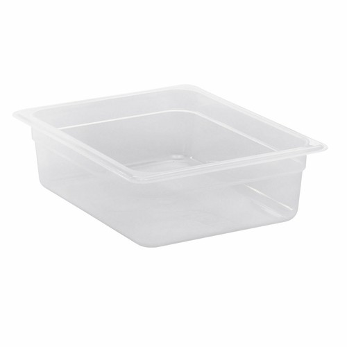 Cambro 24PP190 Food Pan, 1/2 Size, 4" Deep, Translucent