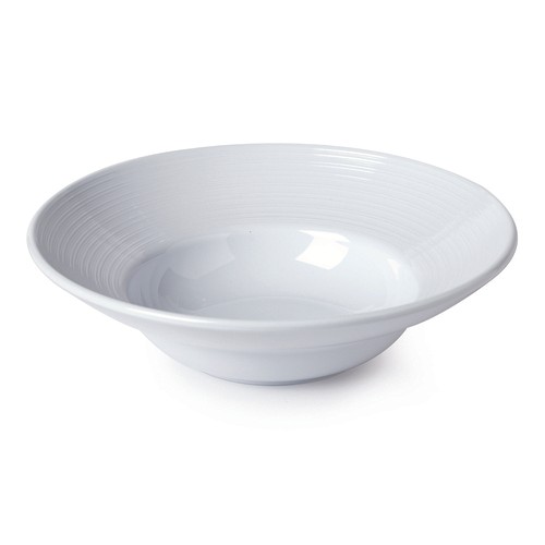 G.E.T. B-12-MN-W Minski Textured Rim Bowl, 12oz, White