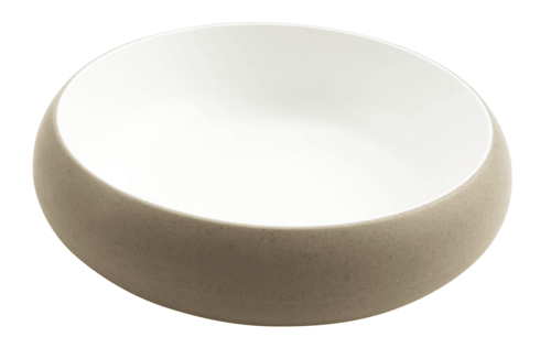 G.E.T. 31024-TOH/SND cheforward Melamine Hatch Bowl, 54oz, Honey/Sandstone