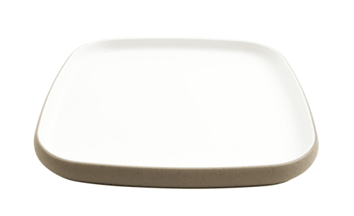 G.E.T. 21375-TOH/SND cheforward Melamine Square Plate, 10-1/2", Honey/Sandstone