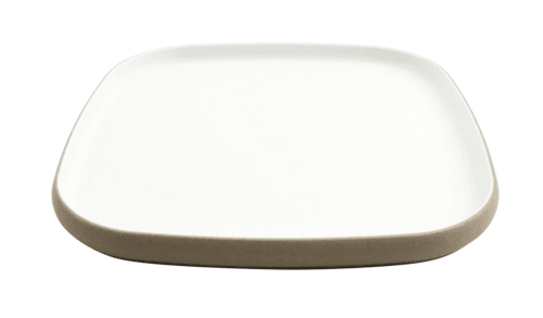 G.E.T. 21376-TOH/SND cheforward Melamine Plate, 12", Honey/Sandstone