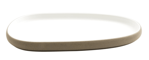 G.E.T. 21380-TOH/SND cheforward Melamine Platter, 11.6"X5.6", Honey/Sandstone