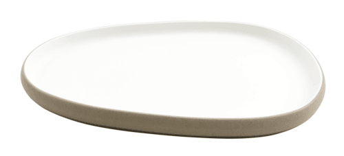 G.E.T. 21381-TOH/SND cheforward Melamine Platter, 12.7"X8.7", Honey/Sandstone