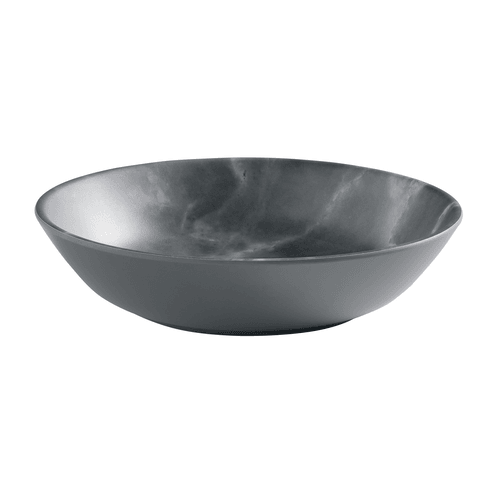 American Metalcraft MCB12GM Mix & Matte Bowl, 12oz., Marble Gray