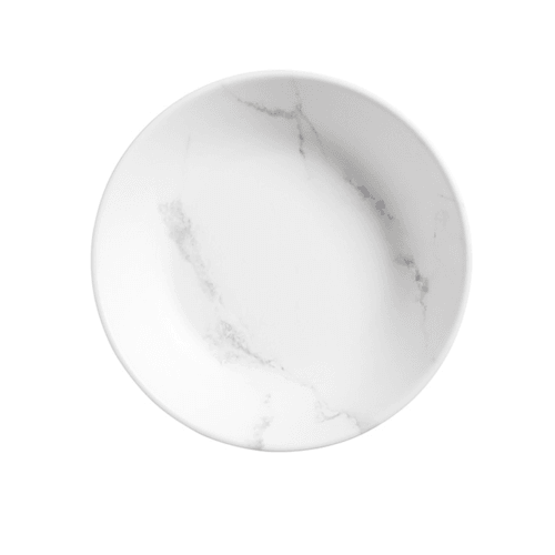 American Metalcraft MCB16MA Mix & Matte Melamine Bowl, 16oz., Matte Marble