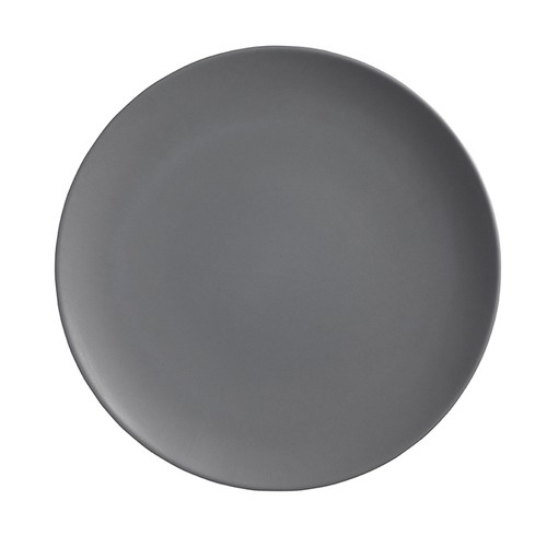 American Metalcraft MCP11GR Mix & Matte Melamine Plate, 11-1/2", Gray