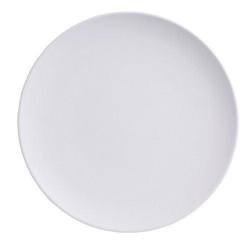 American Metalcraft MCP11WH Mix & Matte Melamine Plate, 11-1/2", White