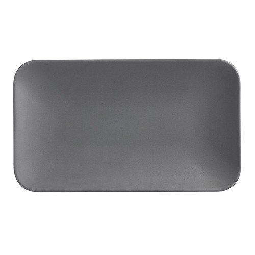 American Metalcraft MCP12GR Mix & Matte Platter, 12"x7", Gray