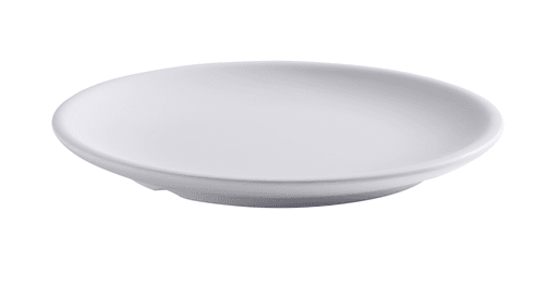 American Metalcraft MCP6WH Mix & Matte Melamine Plate, 6", White