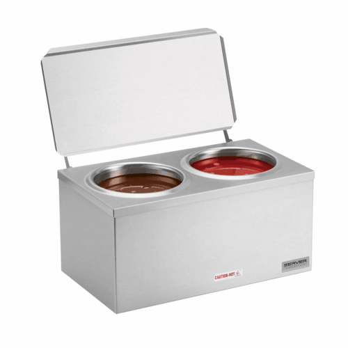 Server 92020 Double Ice Cream Cone Dip Warmer - JAR NOT INCLUDED