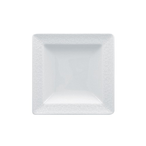 RAK CHPCLSP12 Charm Square Plate, 4-7/10", White (Case of 6)