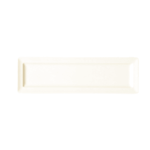 RAK CLRP21 Classic Gourmet Rectangular Plate, 8-1/4"x2-3/4", White (Case of 12)