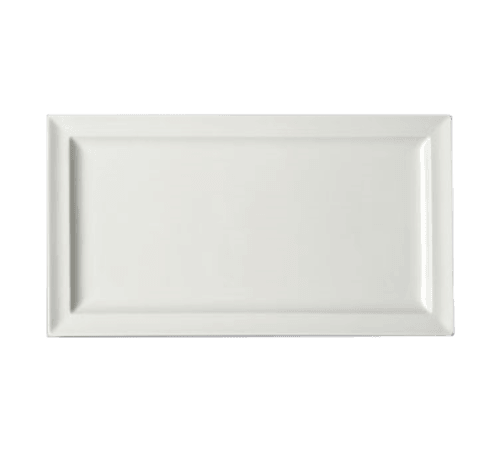 RAK CLRP38 Classic Gourmet Rectangular Plate, 15"x8-1/4" (Case of 6)