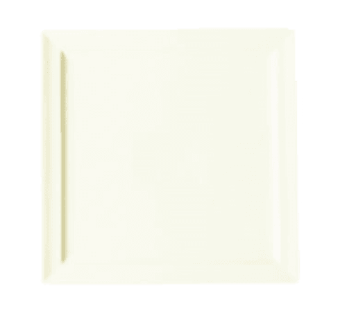 RAK CLSP24 Classic Gourmet Square Plate, 9-4/9" (Case of 12)