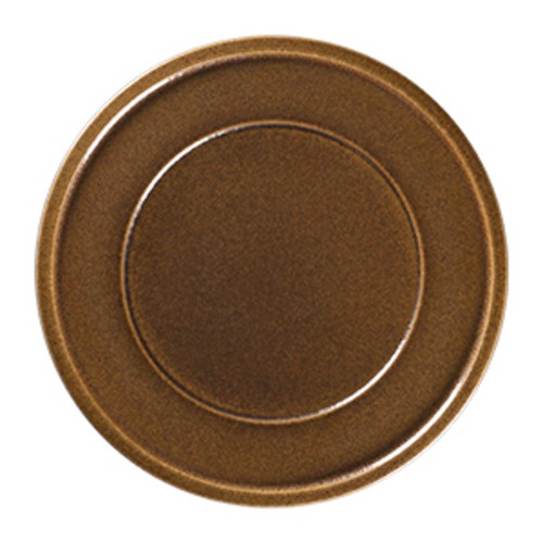 RAK EAFP32RT Ease Plate w/ Rim, 12.6" dia., Rust (Case of 6)