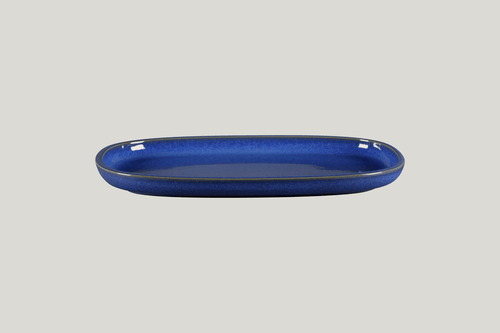 RAK EAOP30CO Ease Oval Plate, 7.85"L, Cobalt (Case of 6)