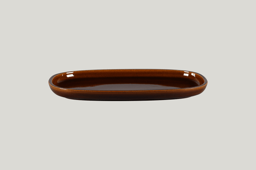 RAK EAOP30HO Ease Oval Plate, 7.85"L, Honey (Case of 6)