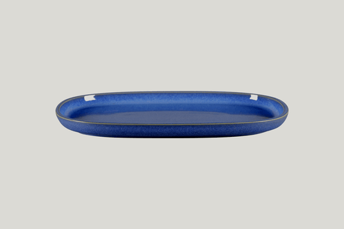 RAK EAOP33CO Ease Oval Plate, 9.05"L, Cobalt (Case of 6)