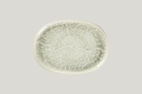 RAK KSOP28CL Krush Oval Platter, 11"L x 8.05"W, Celadon (Case of 6)