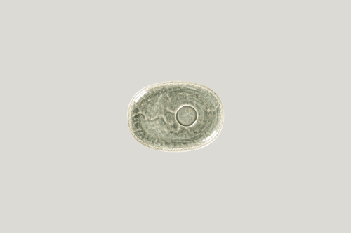 RAK KSOSA15SG Krush Oval Saucer, 5.9"L x 4.35"W, Sage (Case of 12)