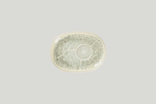 RAK KSOSA19CL Krush Oval Saucer, 7.5"L x 5.5"W, Celadon (Case of 12)