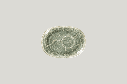 RAK KSOSA19SG Krush Oval Saucer, 7.5"L x 5.5"W, Sage (Case of 12)