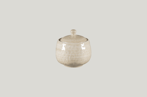 RAK KSSU25VL Krush Sugar Bowl & Lid, 8.45oz., Vanilla (Case of 6)