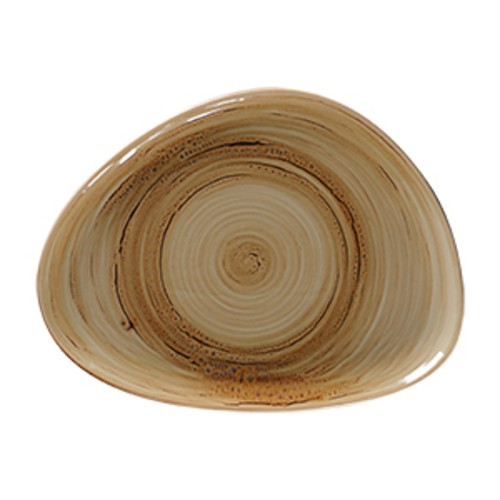 RAK SGRFLFP22 Spot Organic Flat Plate, 8-7/10"L x 6-9/16"W, Garnet (Case of 12)