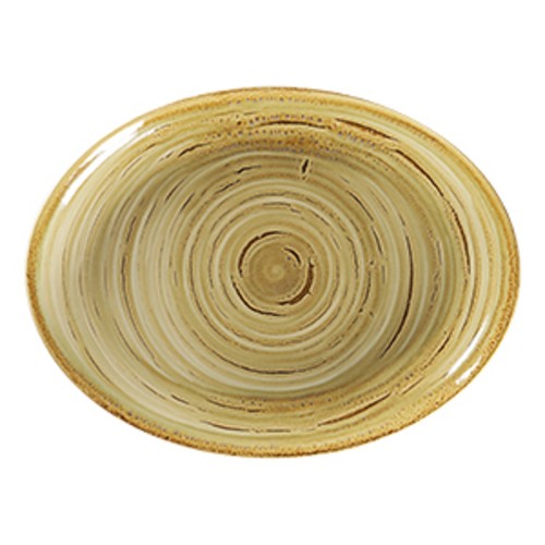RAK SGRNNOP26 Spot Oval Platter, 10.25"L x 7.5"W, Garnet (Case of 12)