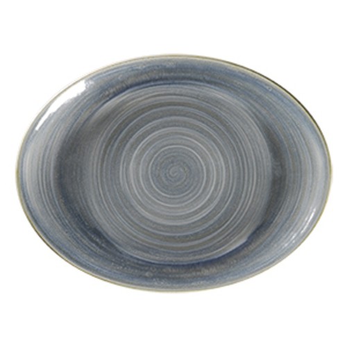 RAK SJDNNOP36 Spot Oval Platter, 14.15"L x 10.65"W, Jade (Case of 6)
