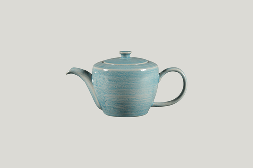 RAK SSRCLTP40 Spot Tea Pot w/ Lid, 13.55oz., Sapphire (Case of 4)
