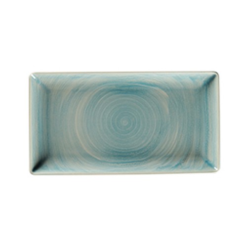 RAK SSREDRG33 Spot Rectangular Plate, 13.2"L x 7.15"W, Sapphire (Case of 6)