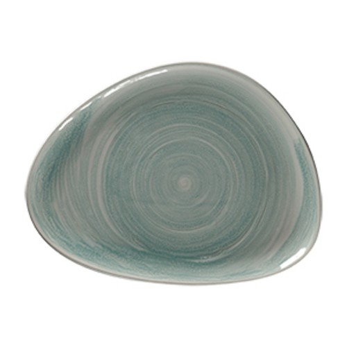RAK SSRFLFP24 Spot Organic Flat Plate, 9-1/2"L x 7-11/16"W, Sapphire (Case of 12)