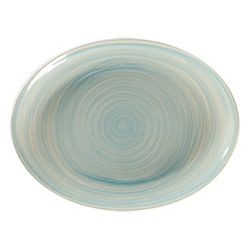 RAK SSRNNOP21 Spot Oval Platter, 8.25"L x 5.9"W, Sapphire (Case of 12)