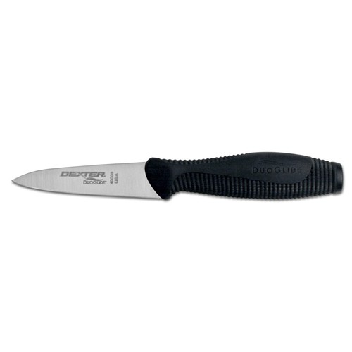 Dexter Russell 40003 DuoGlide® Paring Knife, 3-3/8", Black