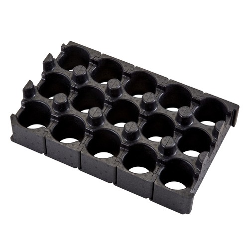 Cambro EPPBEVH5110 Cam GoBox® EPP Beverage Holder, 12-4/5"X4-1/2"X4-9/10", Black