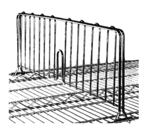 Metro DD14C 14" Chrome Shelf Divider