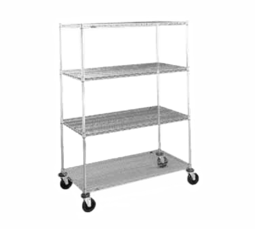 Metro N566BC Super Erecta Mobile 24" x 60" Chrome Shelf Kit