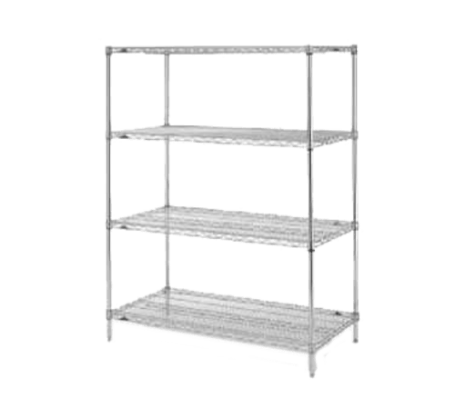 Metro EZ1848BR-4 Super Erecta 18x48 Brite Convenience Pk Shelving Unit