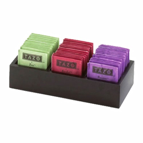Cal-Mil 1246-96 3-Compartment Midnight Bamboo Packet Organizer
