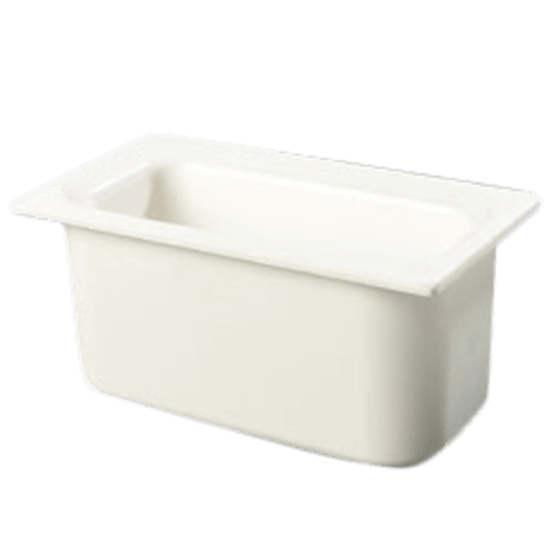 Carlisle CM110202 Coldmaster Food Pan, 1/3 Size, 6" Deep, White
