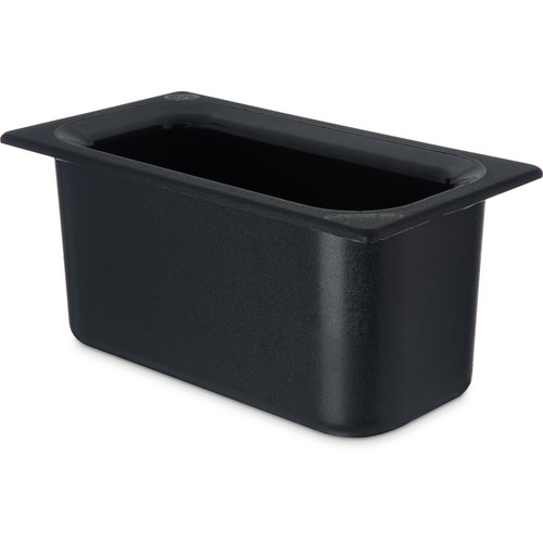 Carlisle CM110203 Coldmaster Food Pan, 1/3 Size, 6" Deep, Black