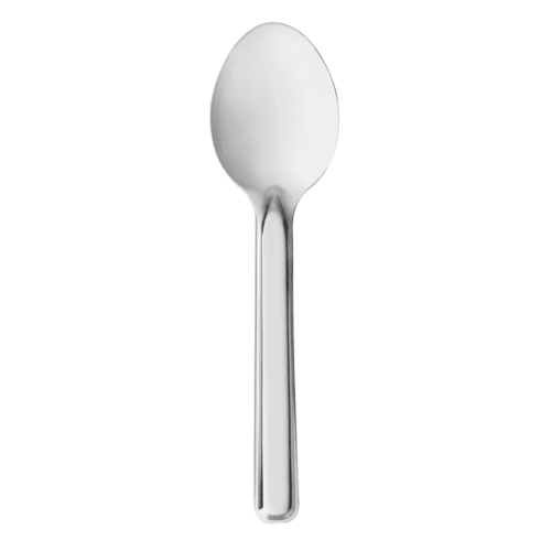 Libbey 697 006 Ecoware Recyclable Teaspoon, Stainless Steel (Case of 300)