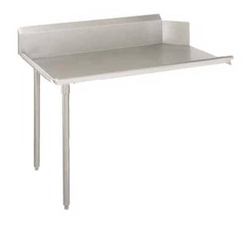 John Boos EDTC8-S30-L60-X Right to Left Straight-Clean Dishtable, 30-3/8"W x 60"L