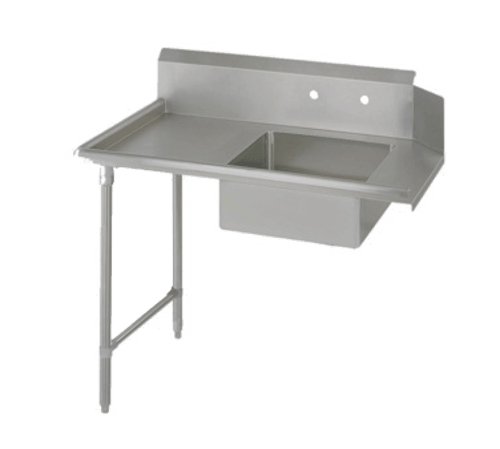 John Boos EDTS8-S30-L36-X Left to Right Straight-Soiled Dishtable, 30-3/8"W x 36"L