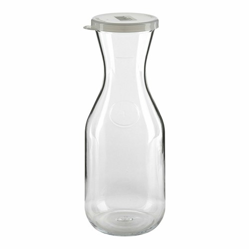 Cambro WW250135 Polycarbonate Decanter w/ Lid, 1/4 Liter, Clear