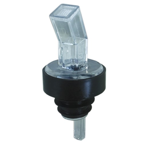 Spill-Stop 313-00 Ban-M Screen Pourer, Clear w/ Black Collar
